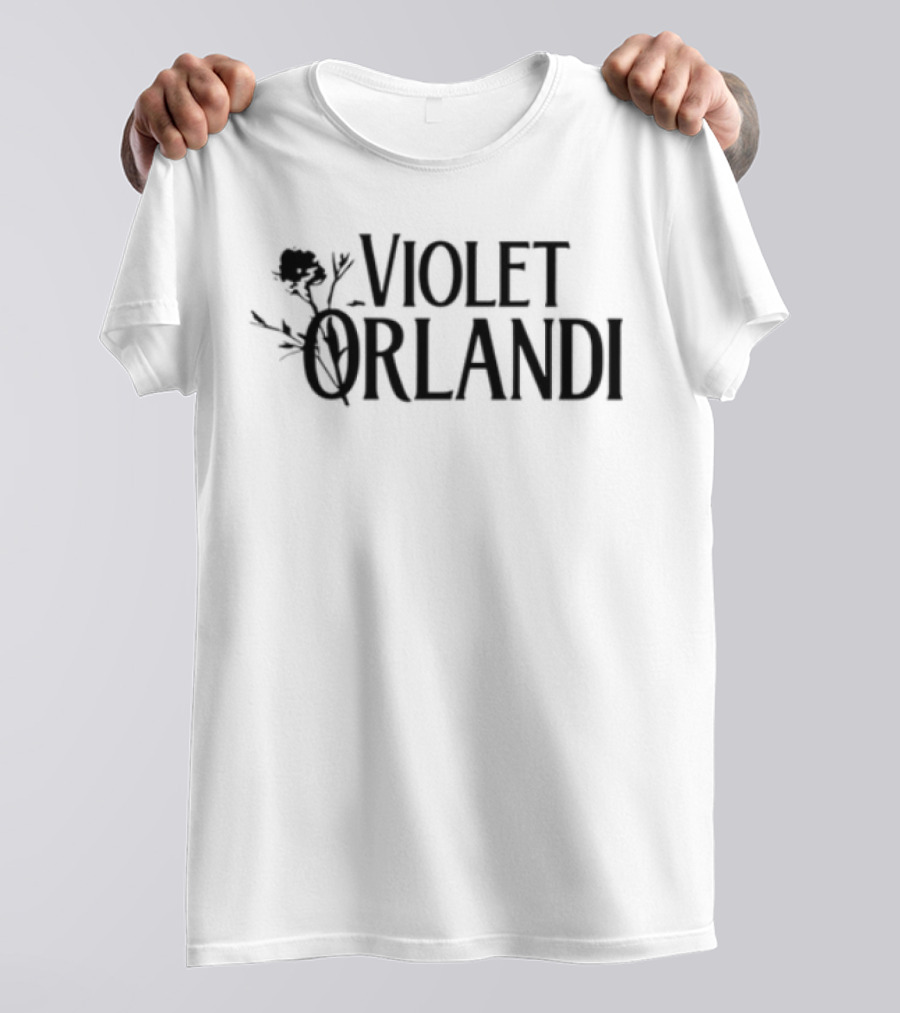 Violet Orlandi Music Floral Logo T-Shirt