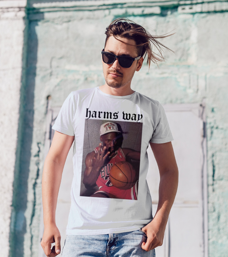 Harm's Way Bulls Basketball Legend 23 Championship Tribute T-Shirt