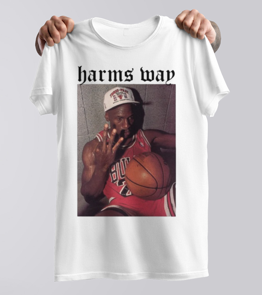 Harm's Way Bulls Basketball Legend 23 Championship Tribute T-Shirt