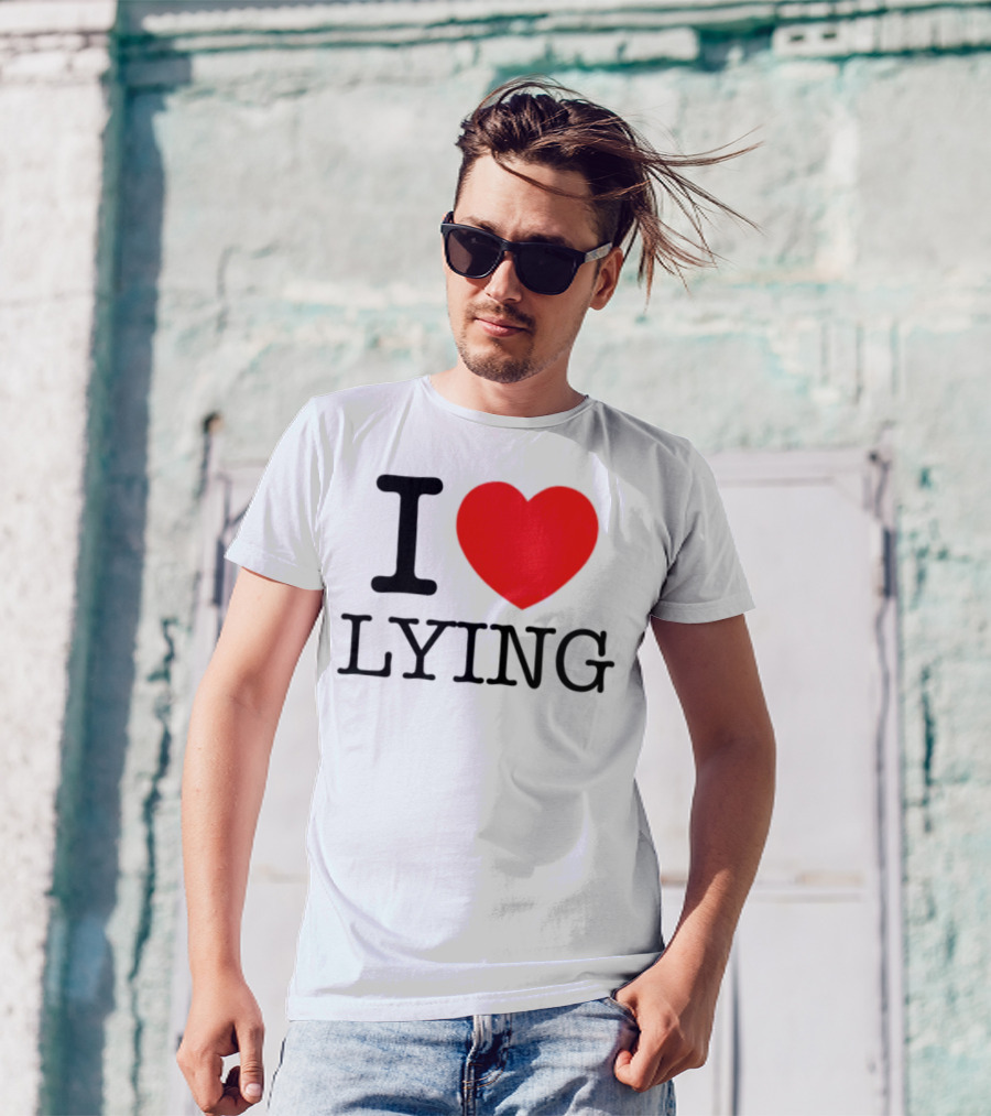 Premi Sterlin I Heart Lying Bold Statement T-Shirt