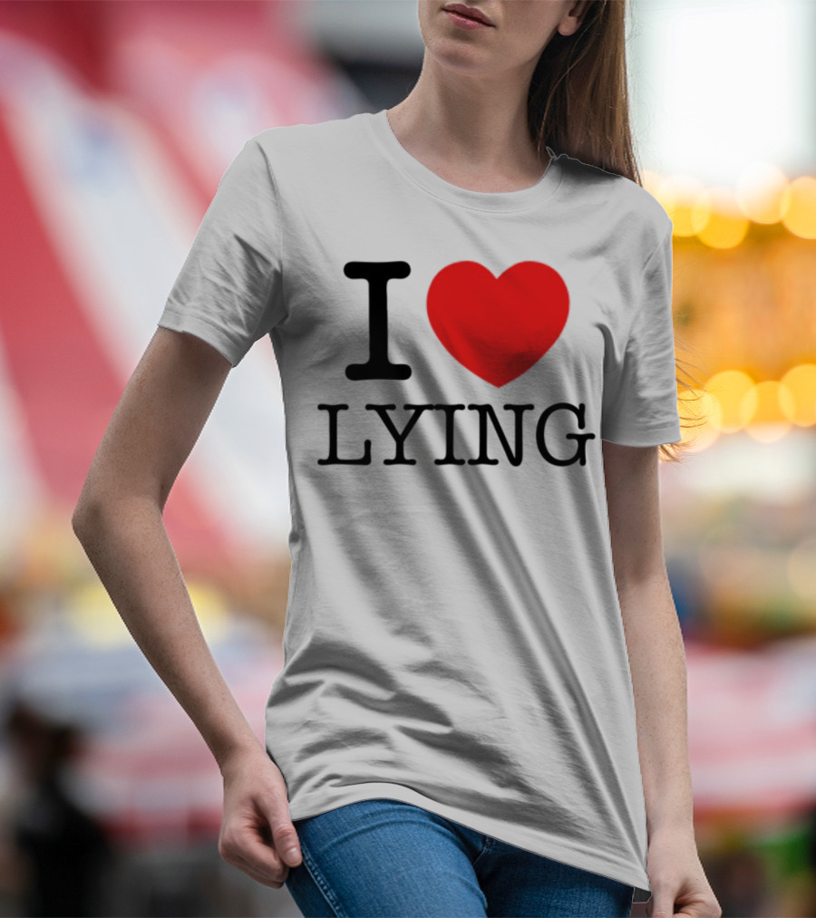 Premi Sterlin I Heart Lying Bold Statement T-Shirt