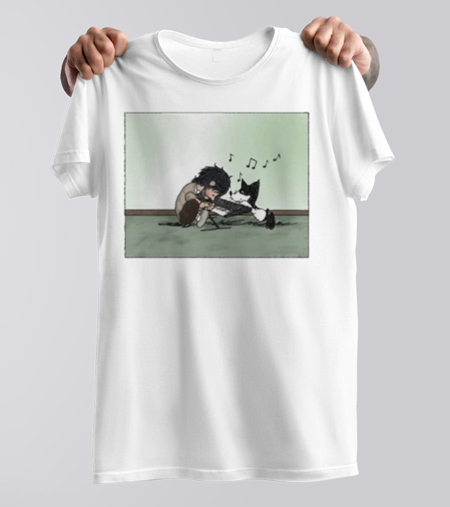 Alex G Playing Piano With Snoopy Peanuts Scene T-Shirt