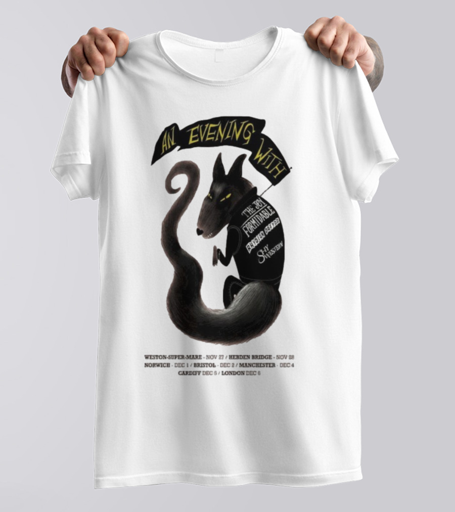 An Evening With The Joy Formidable UK Tour 2025 Weston-Super-Mare Clevedon Bridge Norwich Bristol Manchester Cardiff London T-Shirt