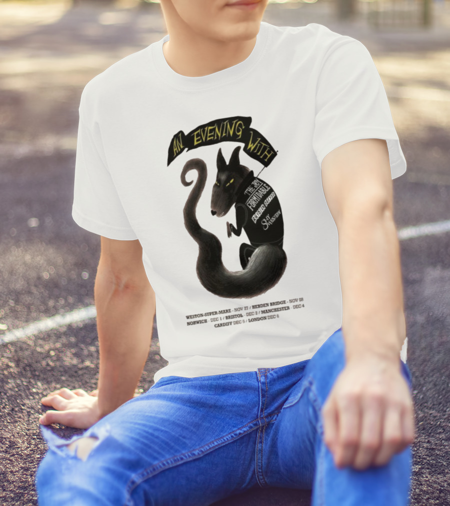 An Evening With The Joy Formidable UK Tour 2025 Weston-Super-Mare Clevedon Bridge Norwich Bristol Manchester Cardiff London T-Shirt