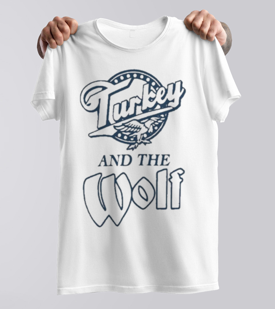 Turkey And The Wolf Logo Design T-Shirt