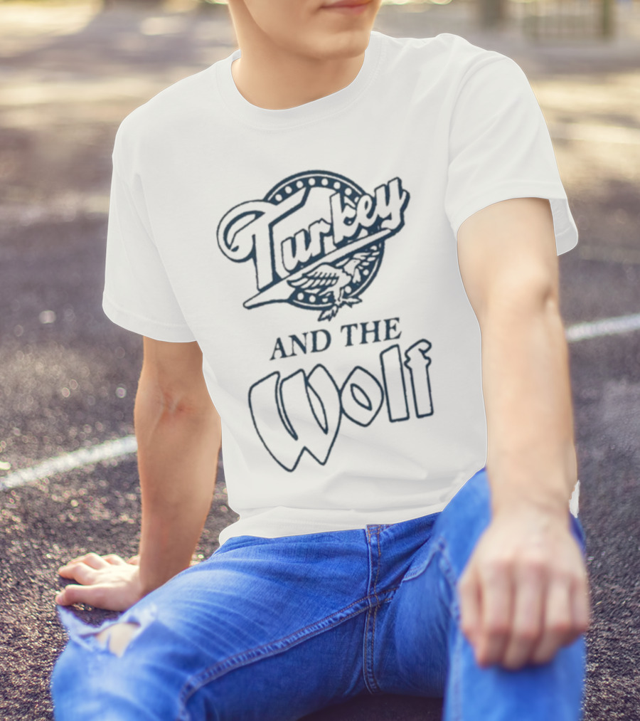 Turkey And The Wolf Logo Design T-Shirt