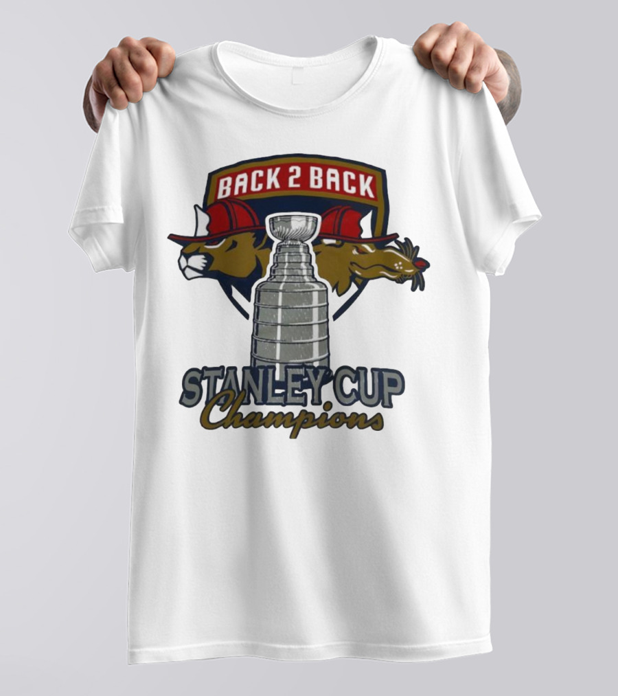 Back 2 Back Florida Panthers Stanley Cup Champions T-Shirt
