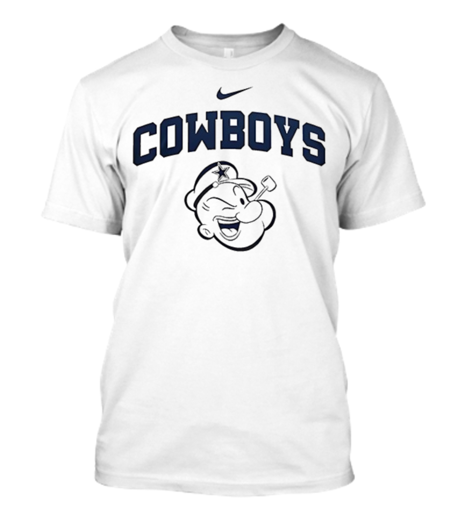 Dallas Cowboys Nike Popeye I Yam What I Yam Collaboration T-Shirt