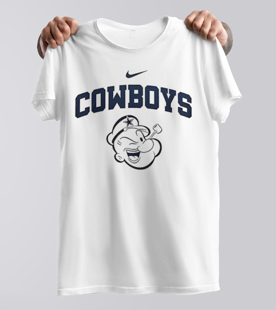 Dallas Cowboys Nike Popeye I Yam What I Yam Collaboration T-Shirt