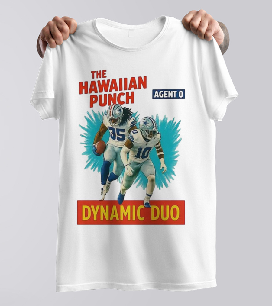The Hawaiian Punch Agent O Dynamic Duo Dallas Cowboys Football T-Shirt