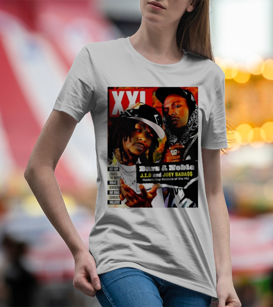 XXL Magazine JID Joey Badass Bars & Noble Modern-Day Masters Of The Mic T-Shirt