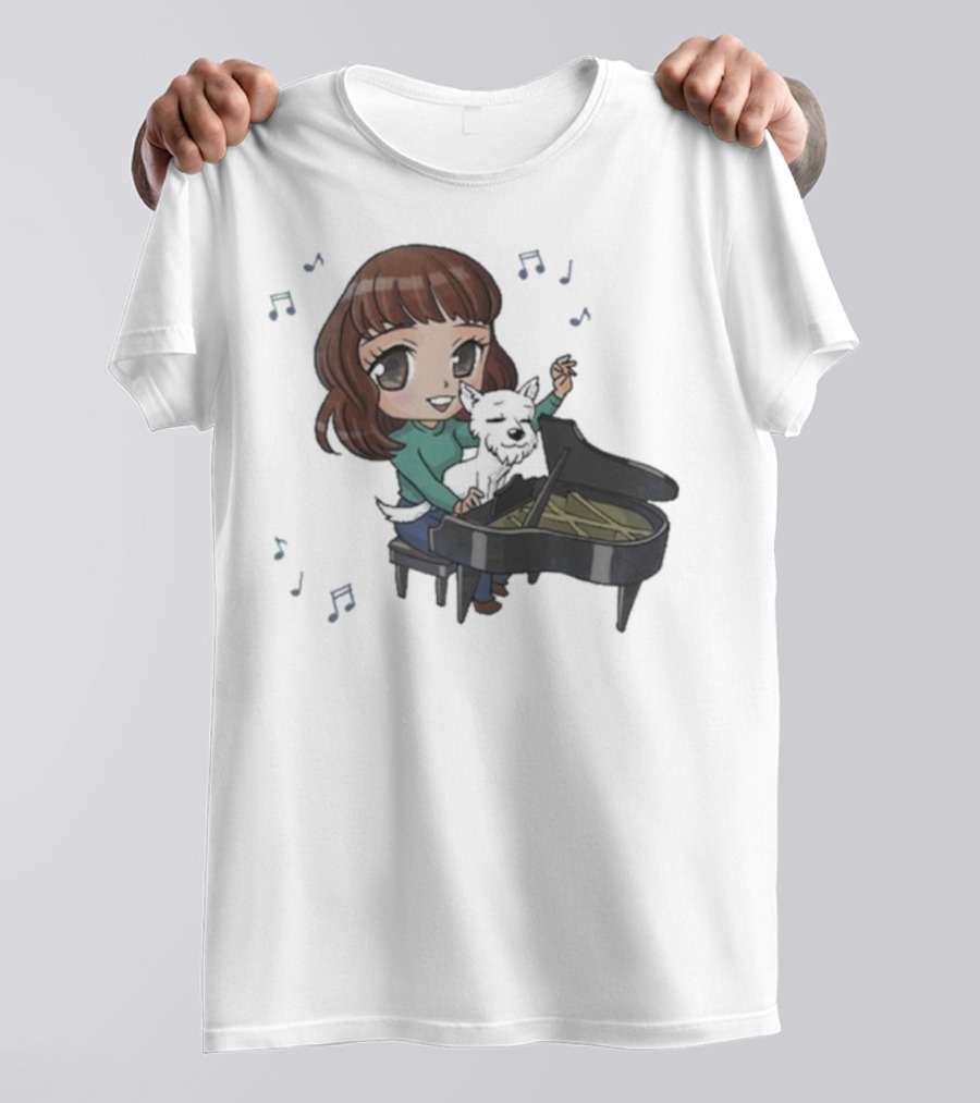 Mark Crilley Kara And Bradford Piano Playing Melody T-Shirt