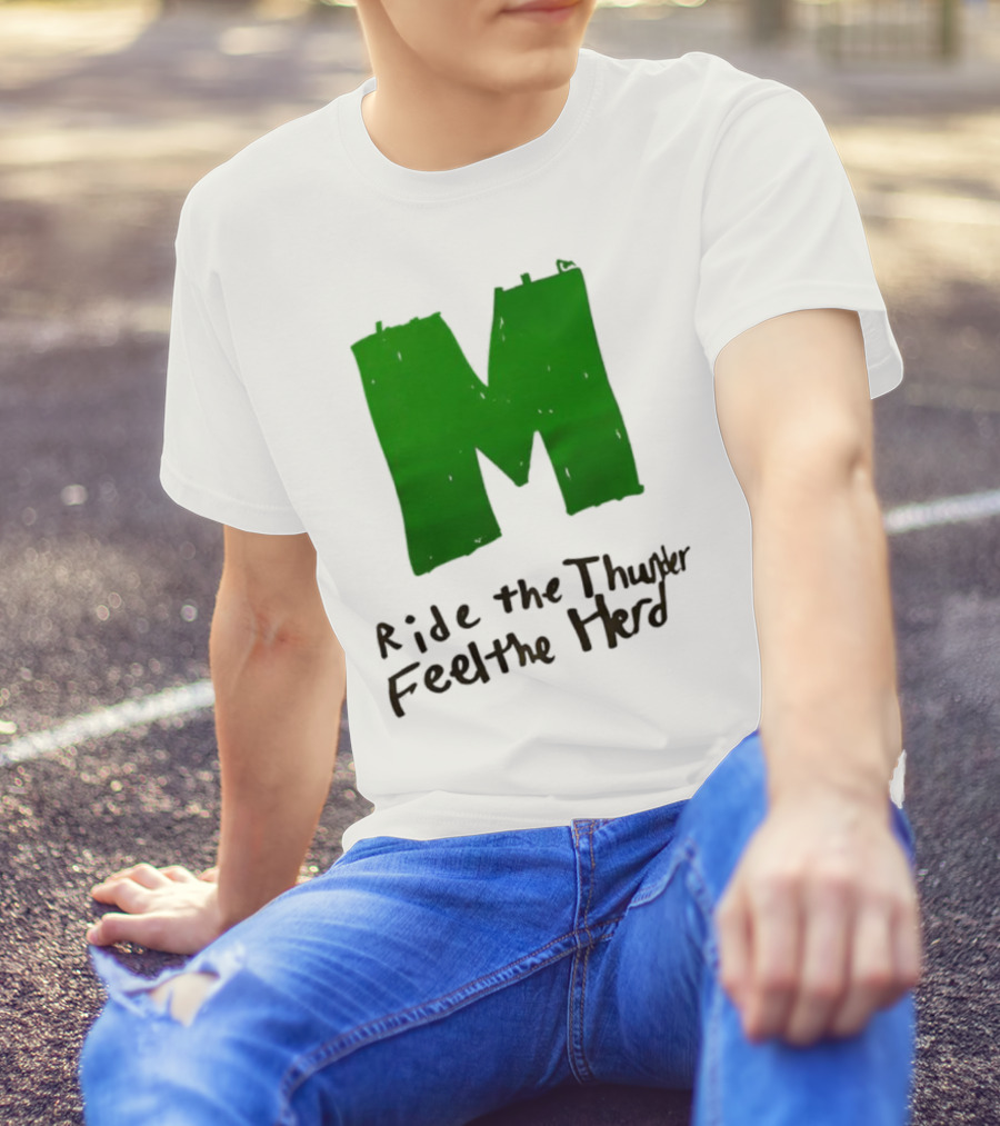 Moorpark Musketeers Ride The Thunder Feel The Herd T-Shirt