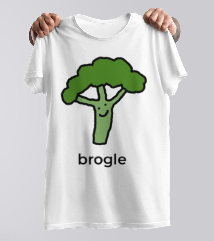Dalesbits Brogle Happy Broccoli Pun T-Shirt