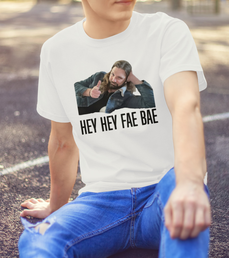 Hey Hey Fae Bae Denim Pose T-Shirt