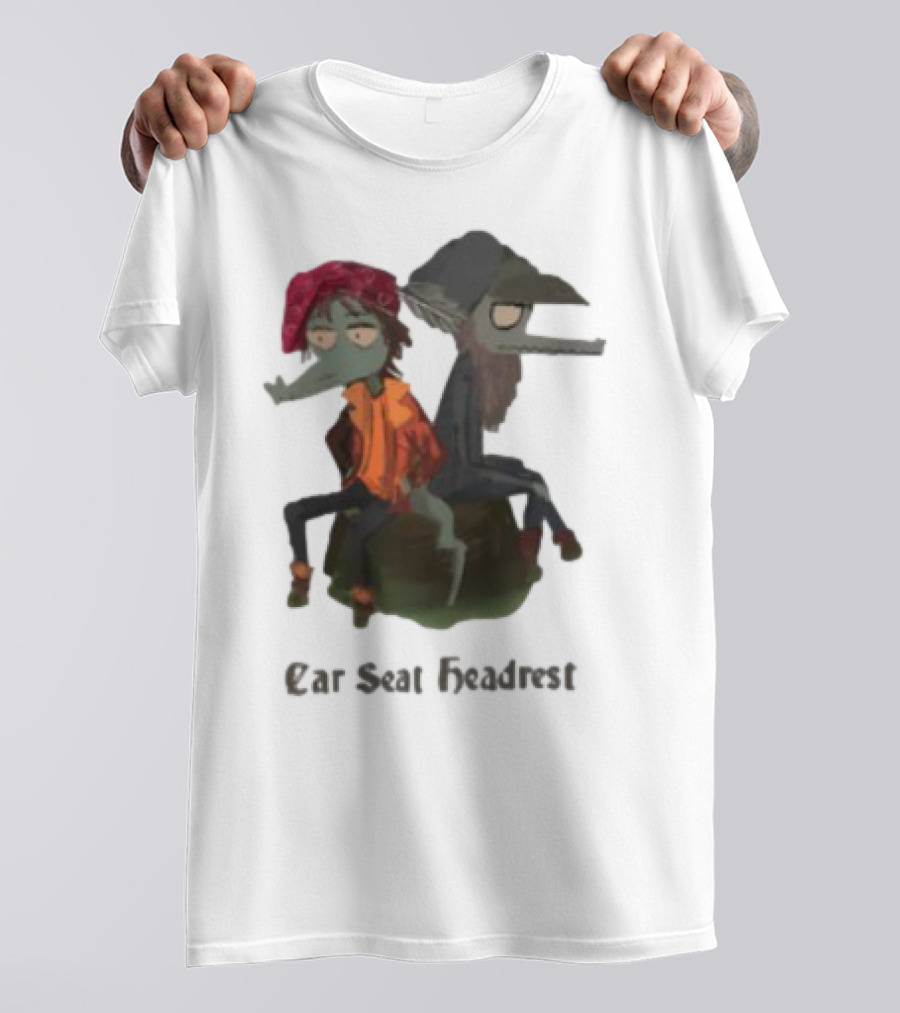 Matador Records Car Seat Headrest Cartoon Characters Collaboration T-Shirt