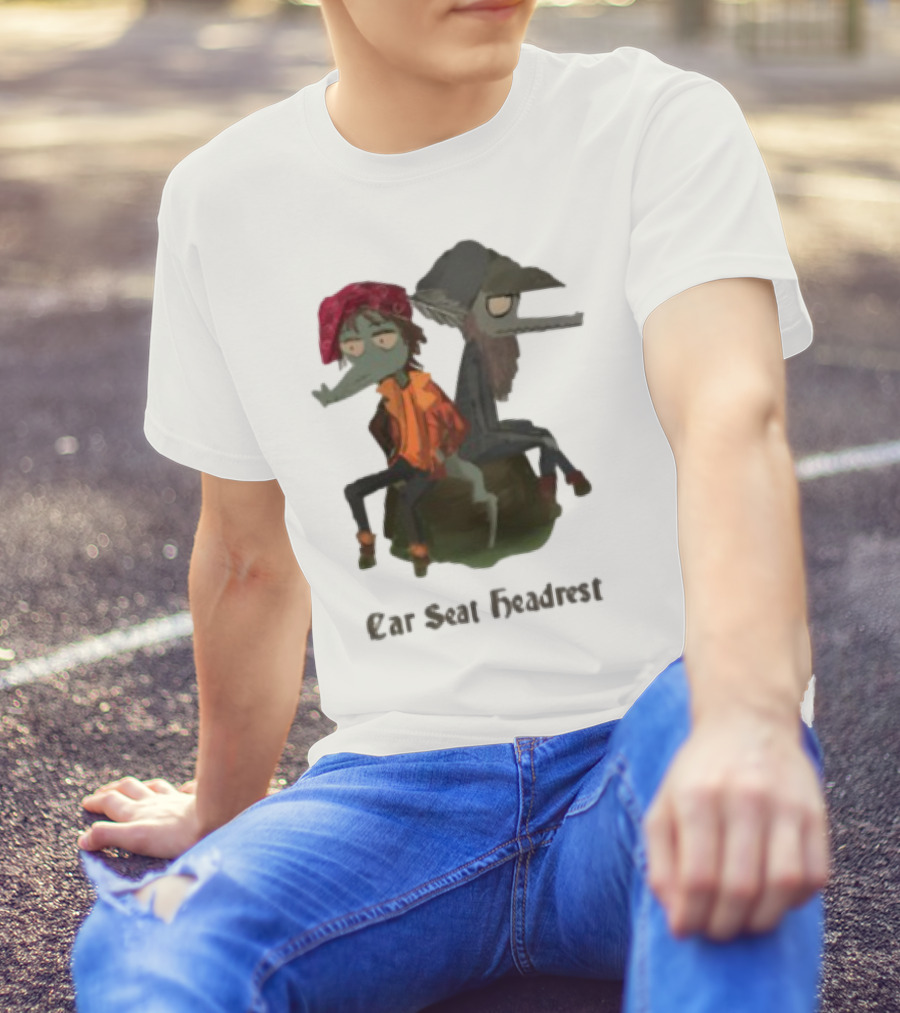 Matador Records Car Seat Headrest Cartoon Characters Collaboration T-Shirt
