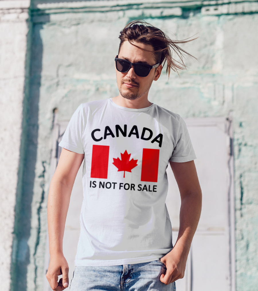 Mike Myers Canada Is Not For Sale Maple Leaf Flag T-Shirt