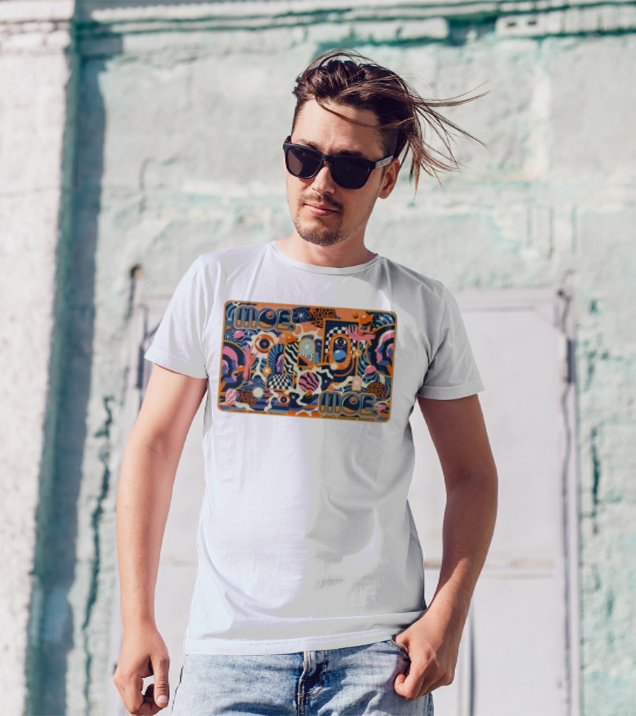 Moe. October 9-10 2025 Brooklyn Bowl NY Psychedelic Abstract Art T-Shirt