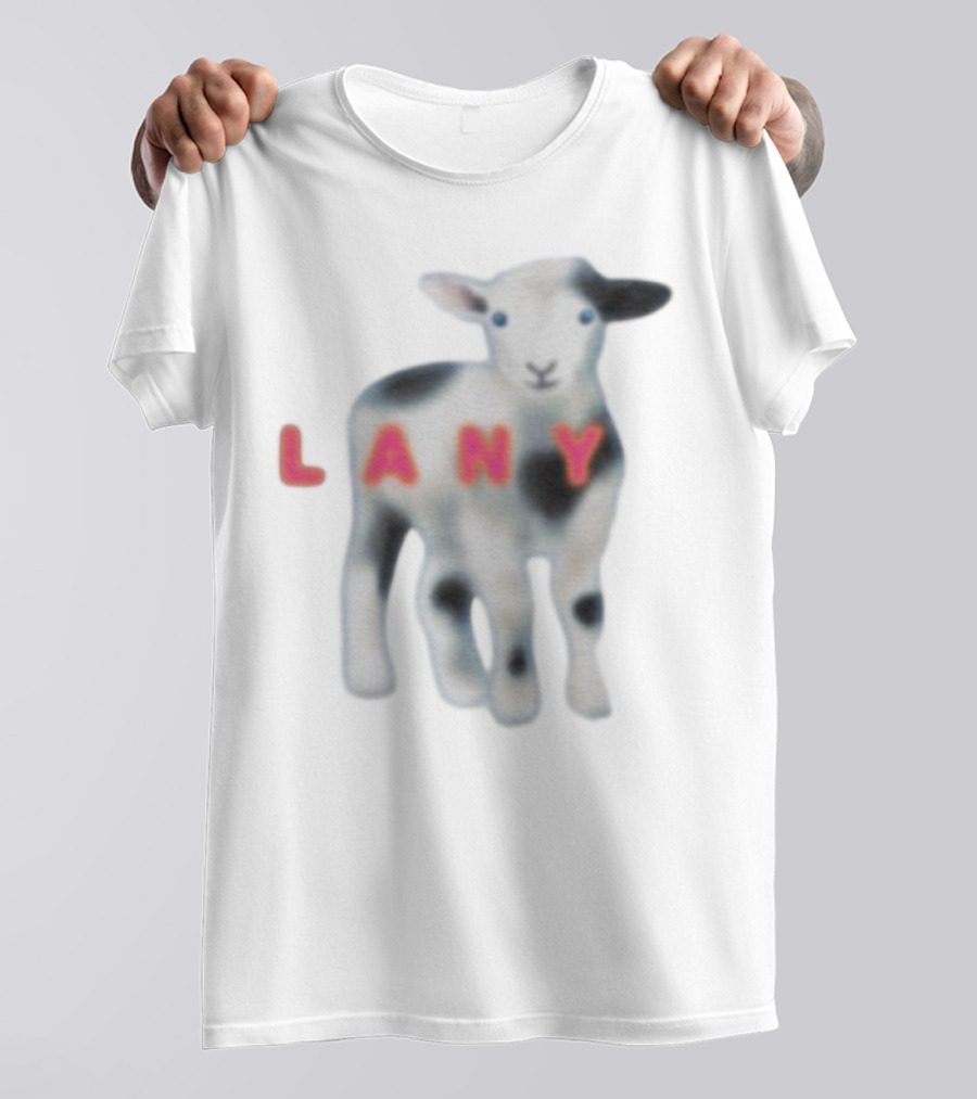 Lany Lamb Cute Animal Design T-Shirt