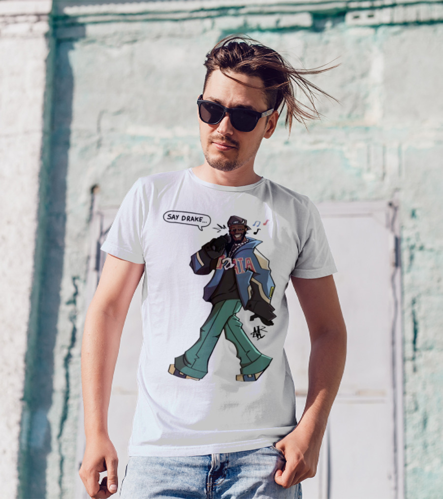 Windandsea Kendrick Lamar Say Drake Illustration T-Shirt