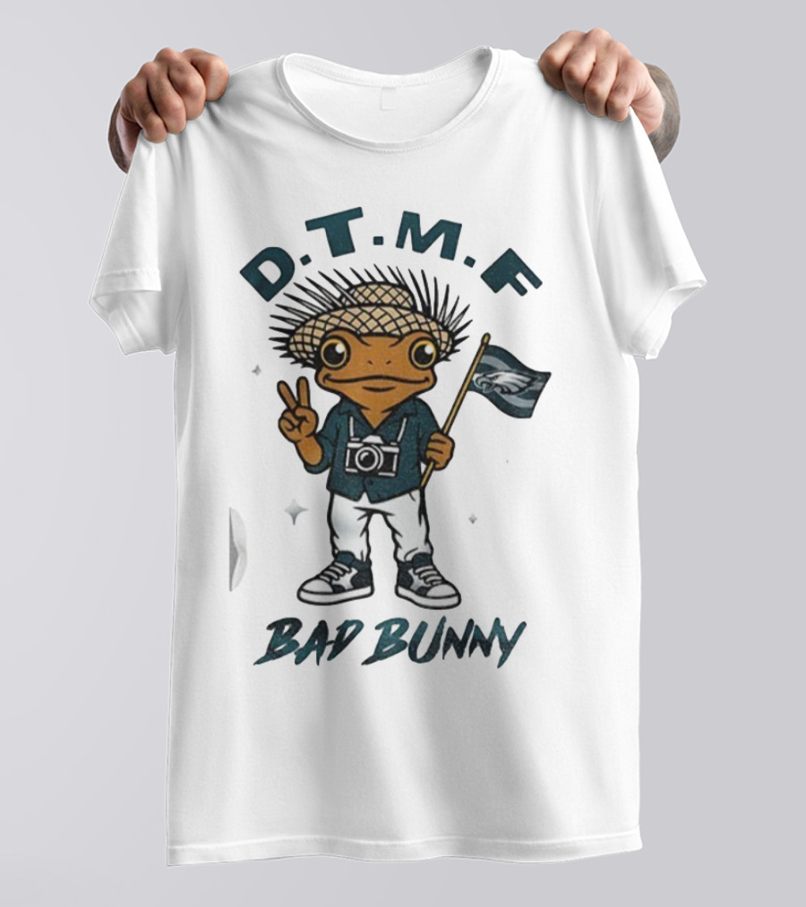 D.T.M.F Bad Bunny Philadelphia Eagles NFL Football T-Shirt