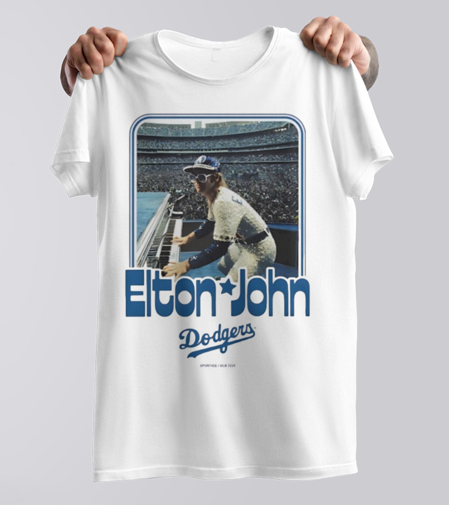 Elton John Dodgers Stadium Concert Los Angeles T-Shirt