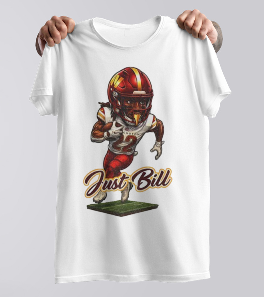 Just Bill Jacory Croskey-Merritt Washington NFL Football Player T-Shirt