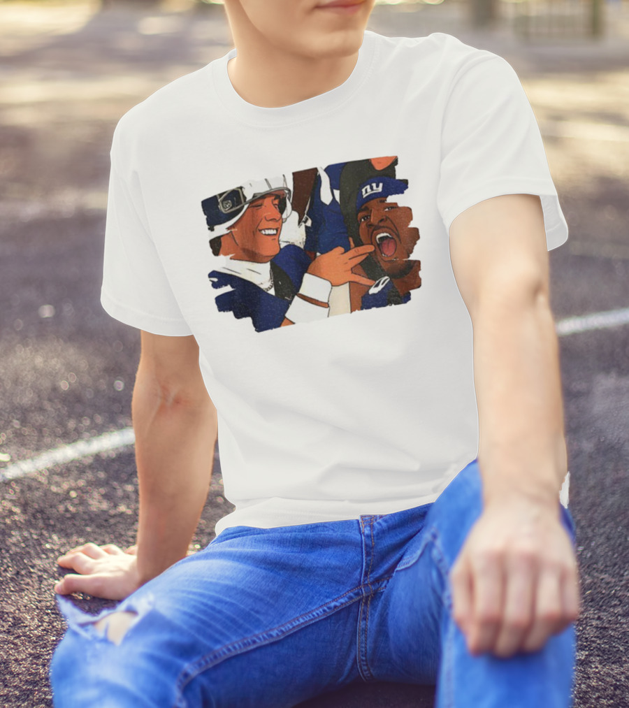 Jaxson Dart Cam Skattebo New York Giants Football Funny Moment NY Giants Helmets T-Shirt