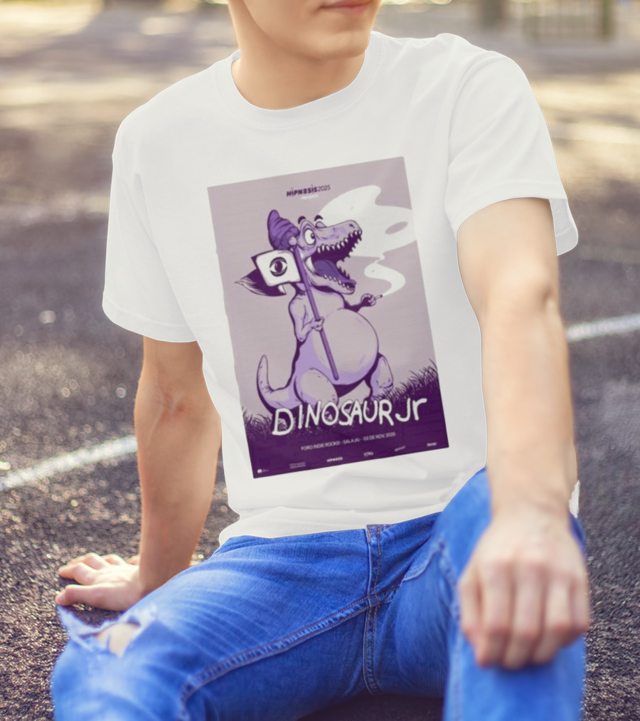 Dinosaur Jr. Hipnosis 2025 Mexico City Nov 3 Foro Indie Rocks T-Shirt