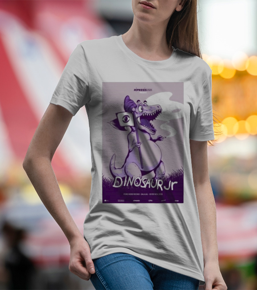 Dinosaur Jr. Hipnosis 2025 Mexico City Nov 3 Foro Indie Rocks T-Shirt