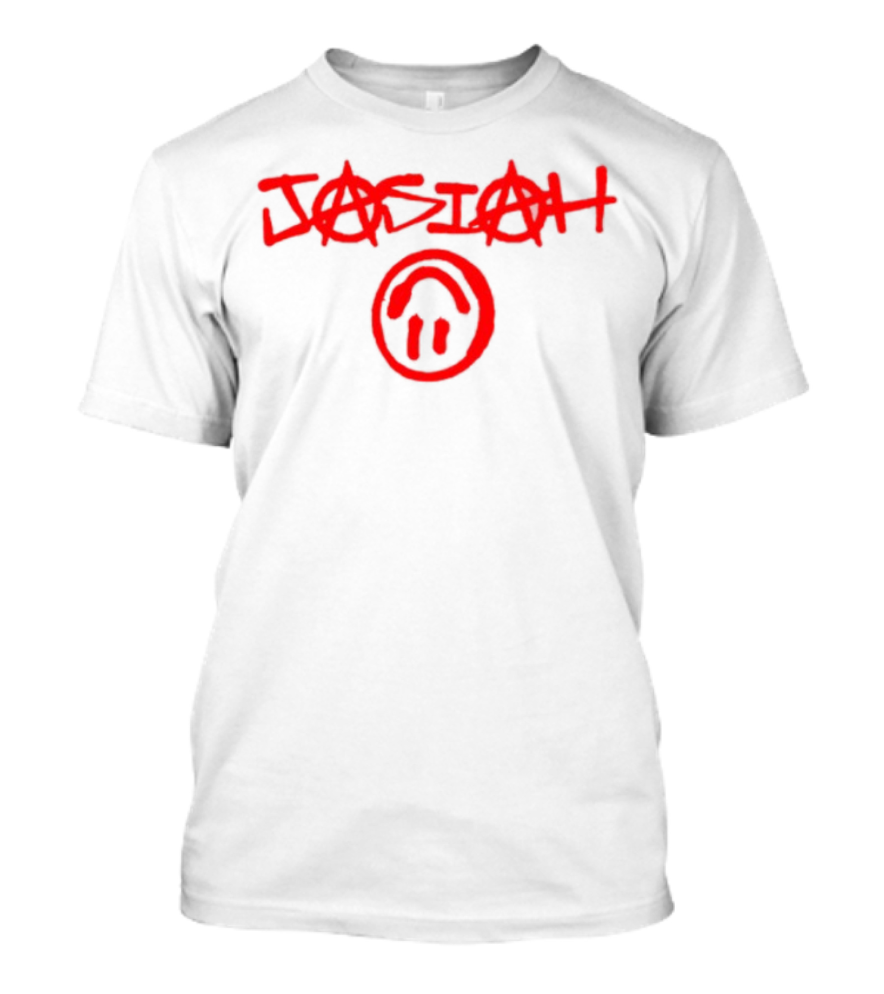Jasiah Classic With Graffiti Style And Smiley Face T-Shirt