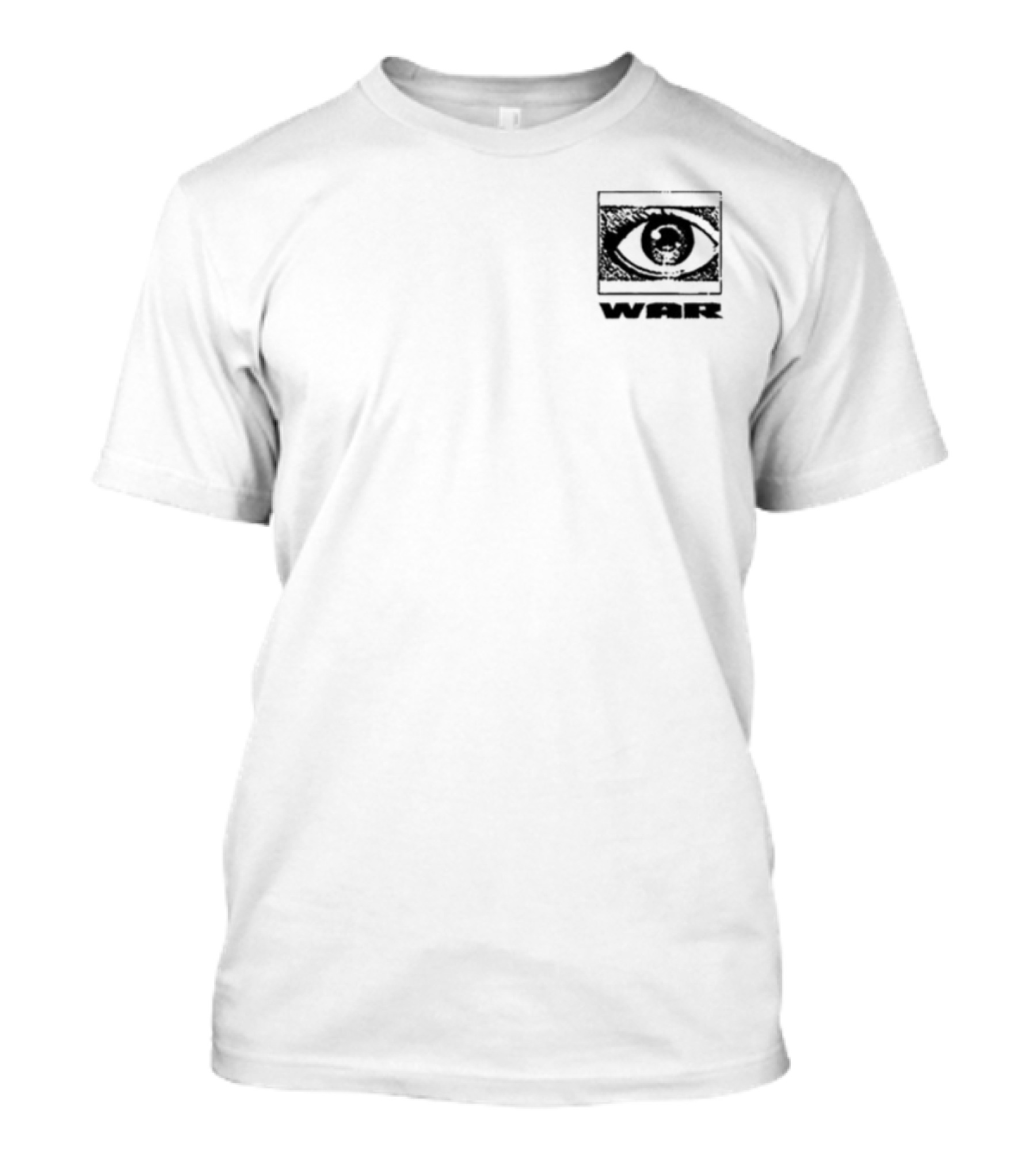 Jasiah War Anime Eye Sketch With Japanese Kanji T-Shirt