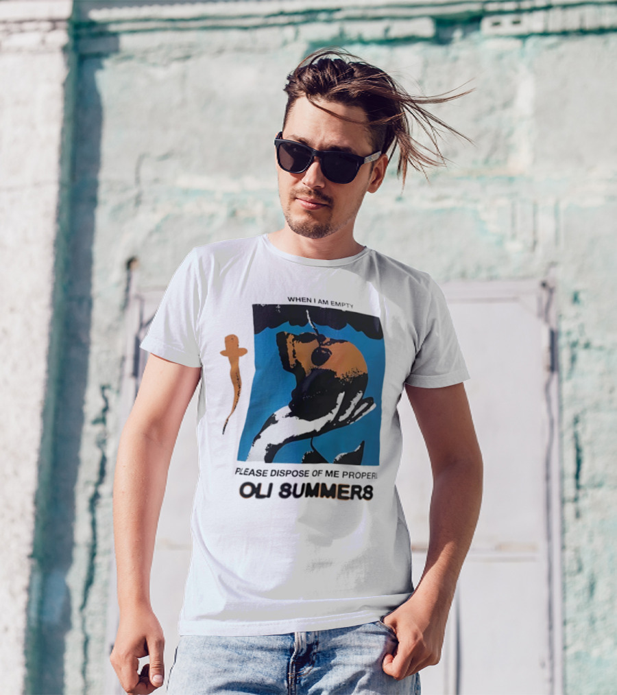 Oli Summers When I Am Empty Please Dispose Of Me Properly T-Shirt