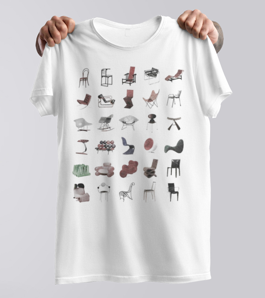 Vitra Museum Iconic Chair Collection T-Shirt