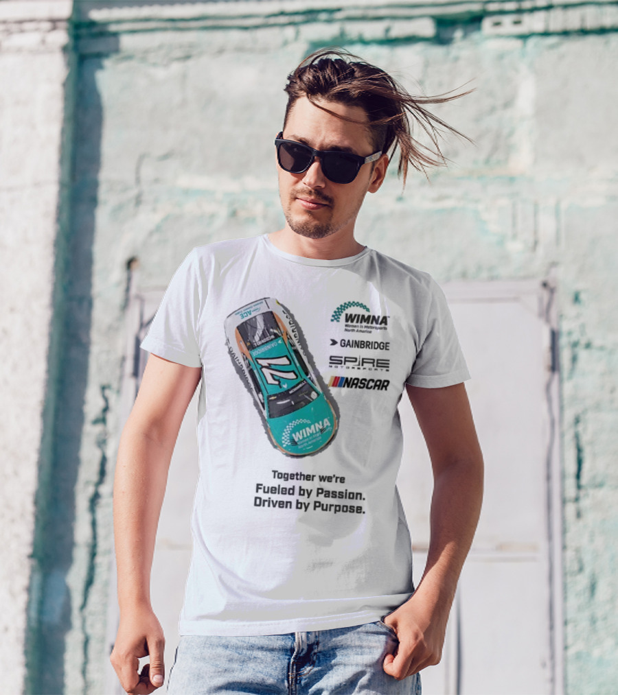 WIMNA Women In Motorsports North America Together We’re Fueled By Passion Driven By Purpose Racing Car Collaboration T-Shirt