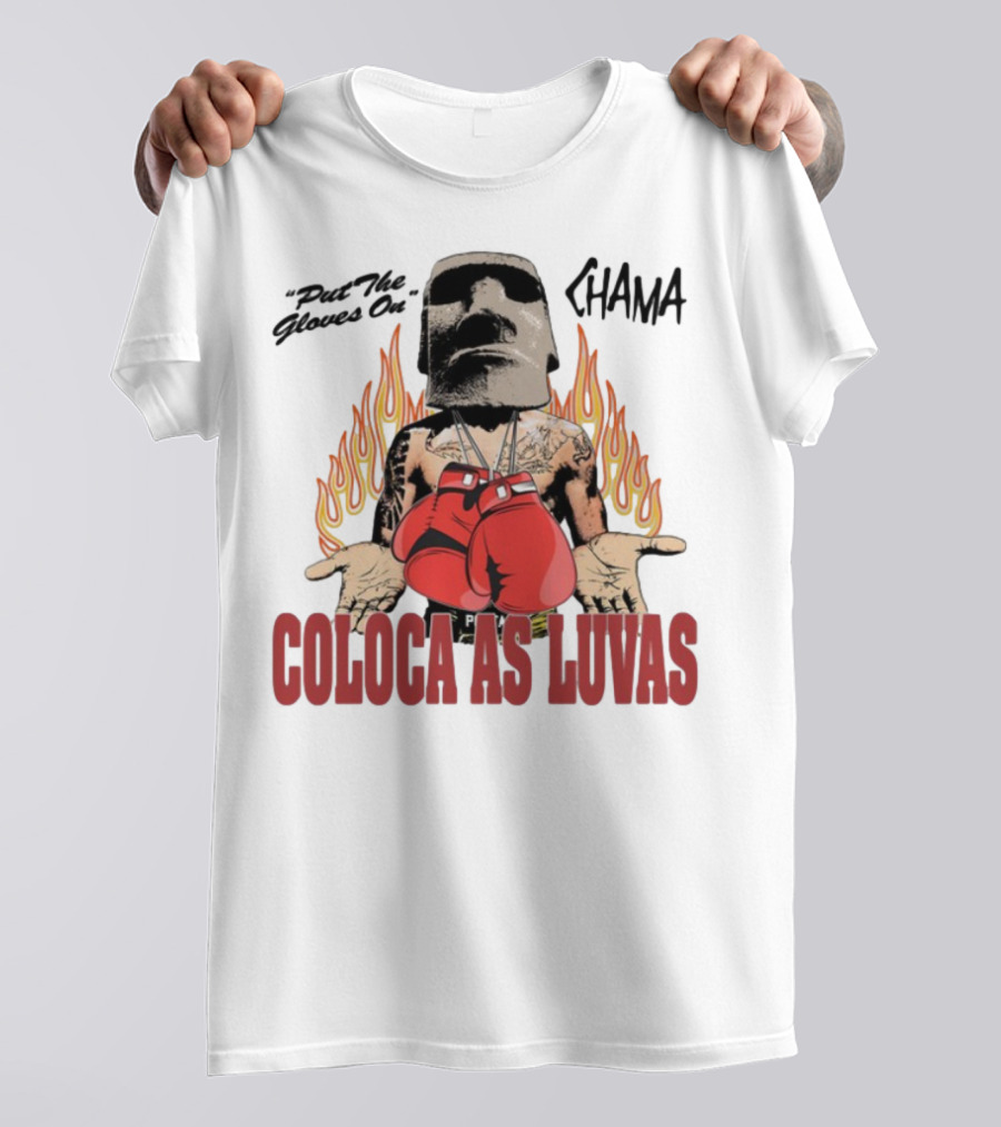 "Coloca As Luvas Put The Gloves On Flame Boxing" T-Shirt