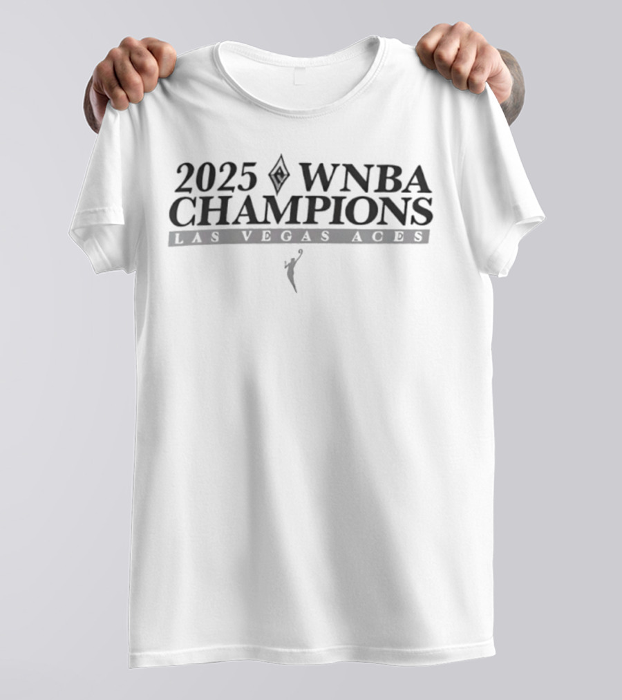 2025 WNBA Champions Las Vegas Aces Basketball Victory T-Shirt