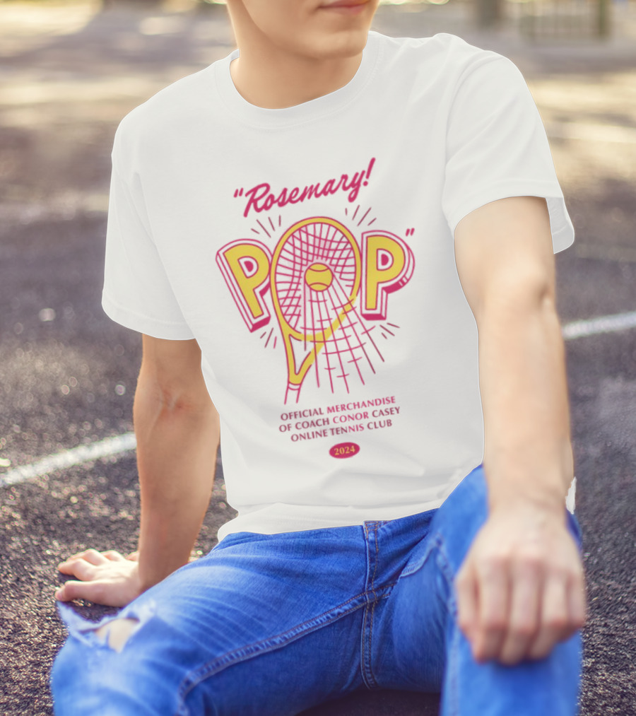 "Bremery Pop Tennis Racket Official Merch 2024 Online Tennis Club" T-Shirt