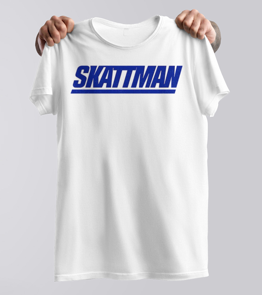 SKATTMAN Cam Skattebo New York Giants Team Spirit T-Shirt