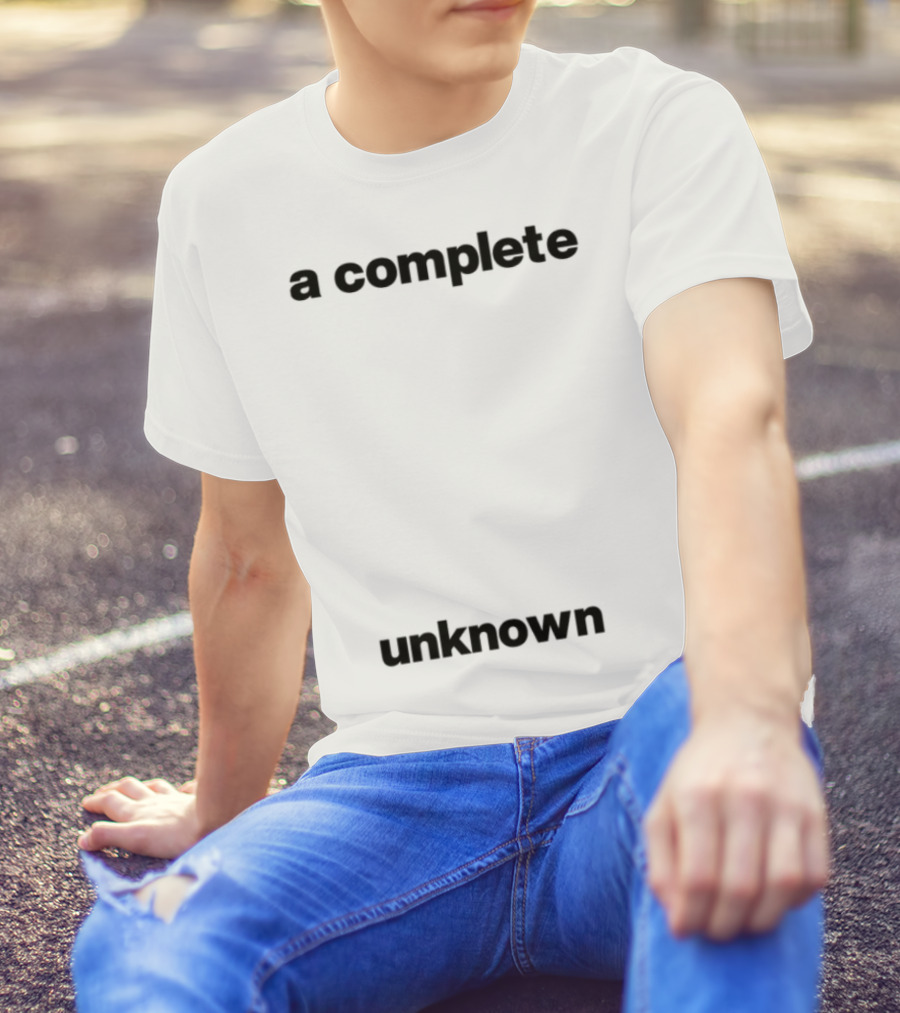 Timothée Chalamet A Complete Unknown Monochrome Style T-Shirt
