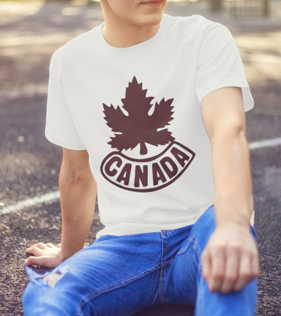 Canada Maple Leaf Badge T-Shirt