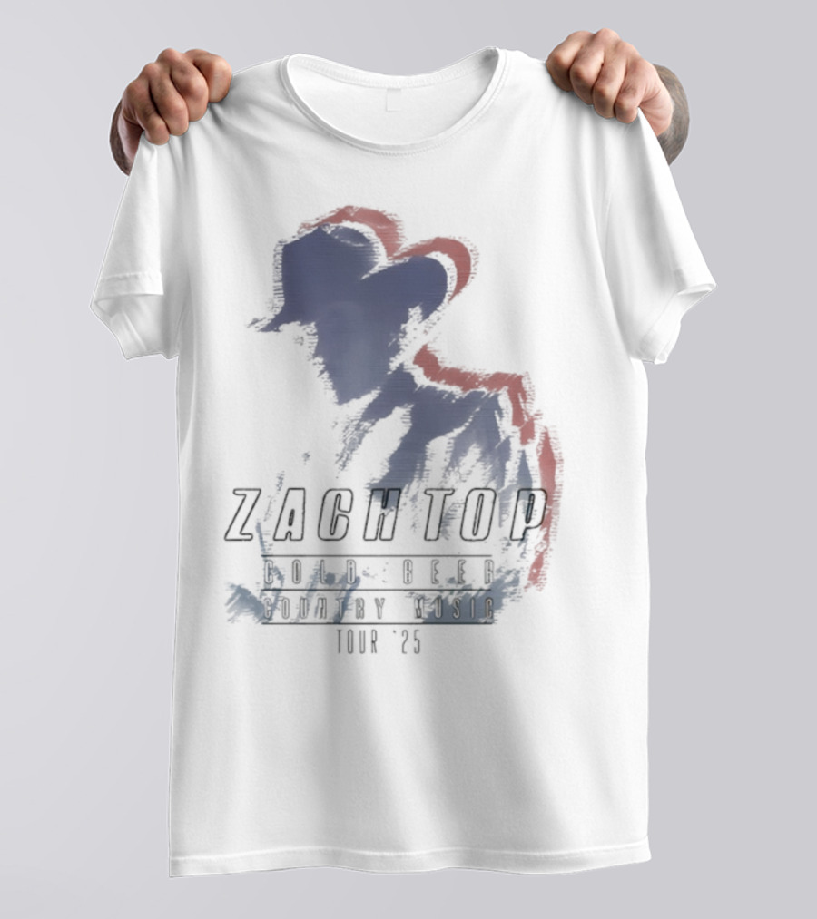 Zach Top Double Zach Hat Outline 1995 T-Shirt