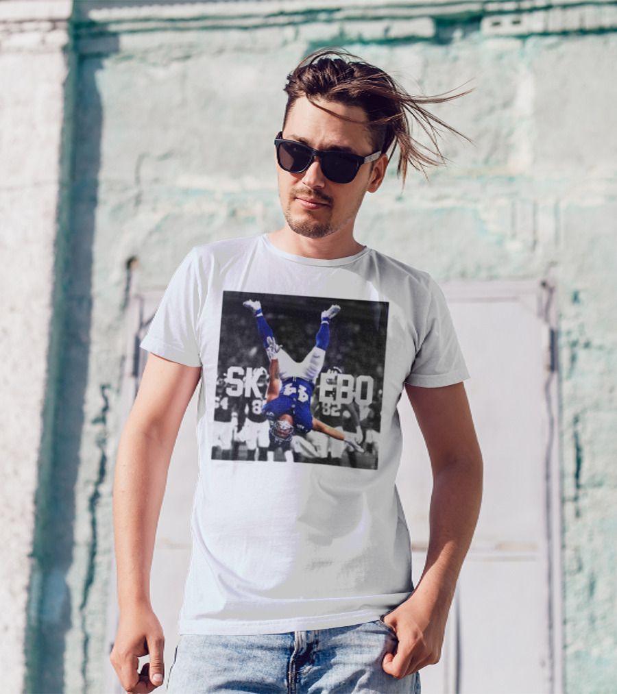 Cam Skattebo Backflip New York Giants NFL Football 2025 T-Shirt