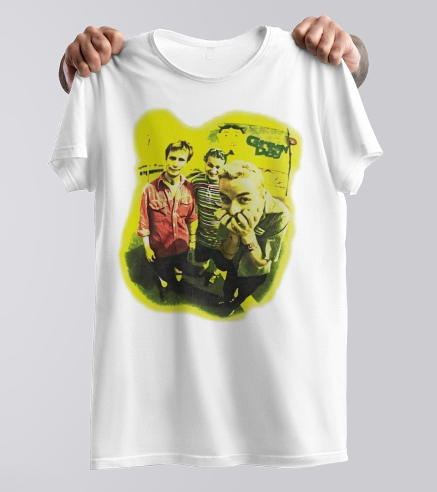 Green Day Dookie Tour 1994 Vintage Punk Rock Band Image T-Shirt