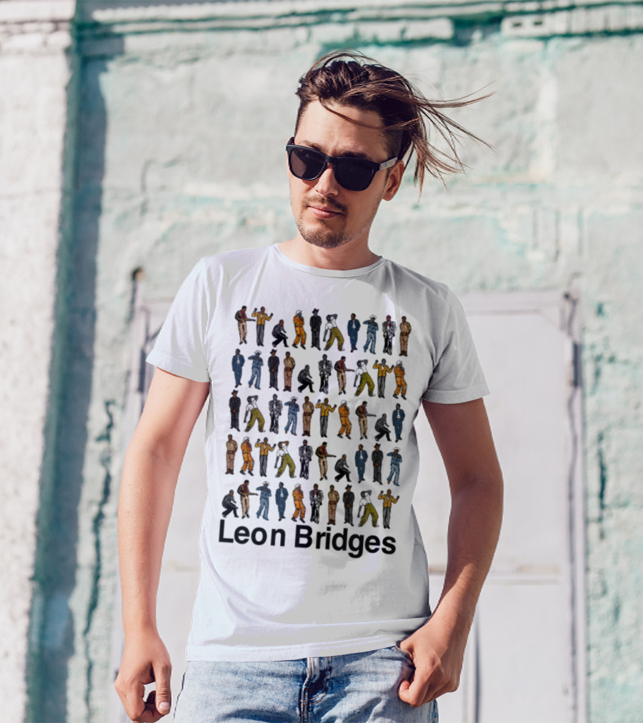Leon Bridges Dance Poses Collection T-Shirt