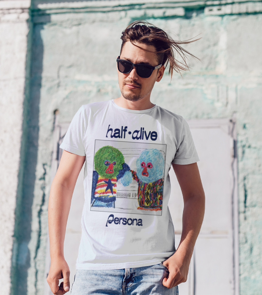 Half Alive Persona Crayon Art Duo T-Shirt