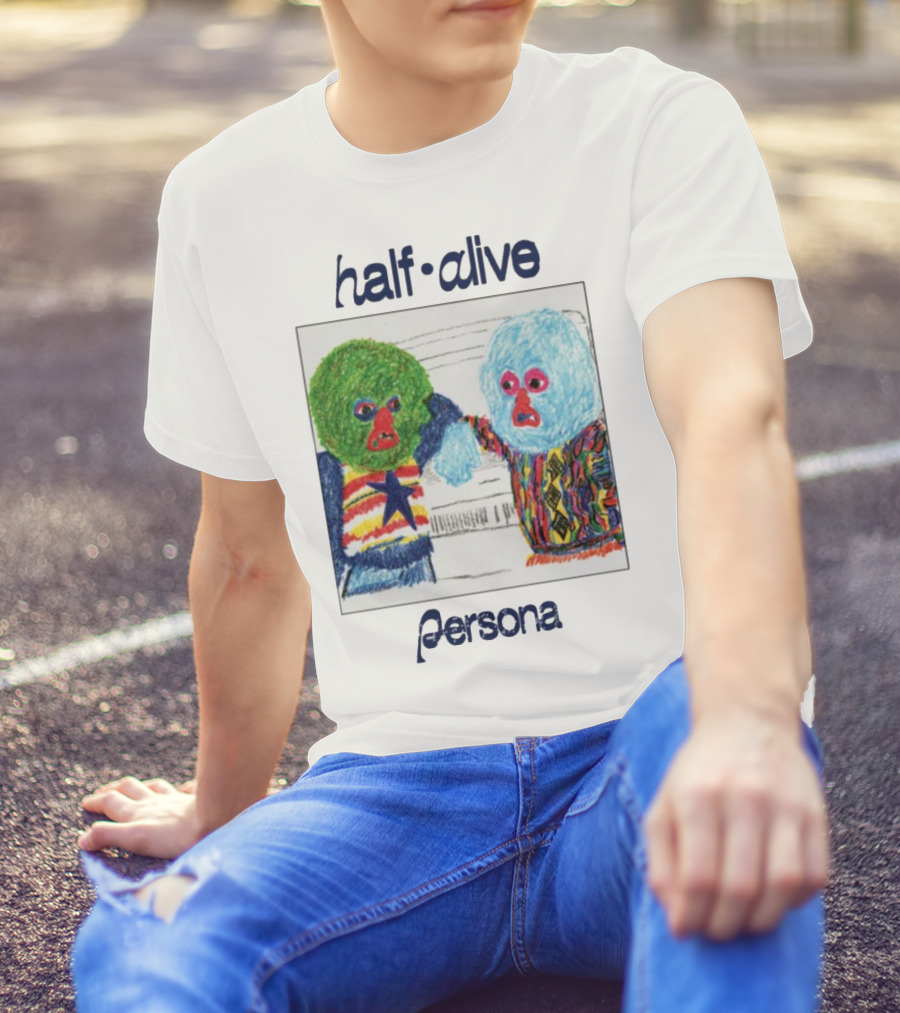 Half Alive Persona Crayon Art Duo T-Shirt