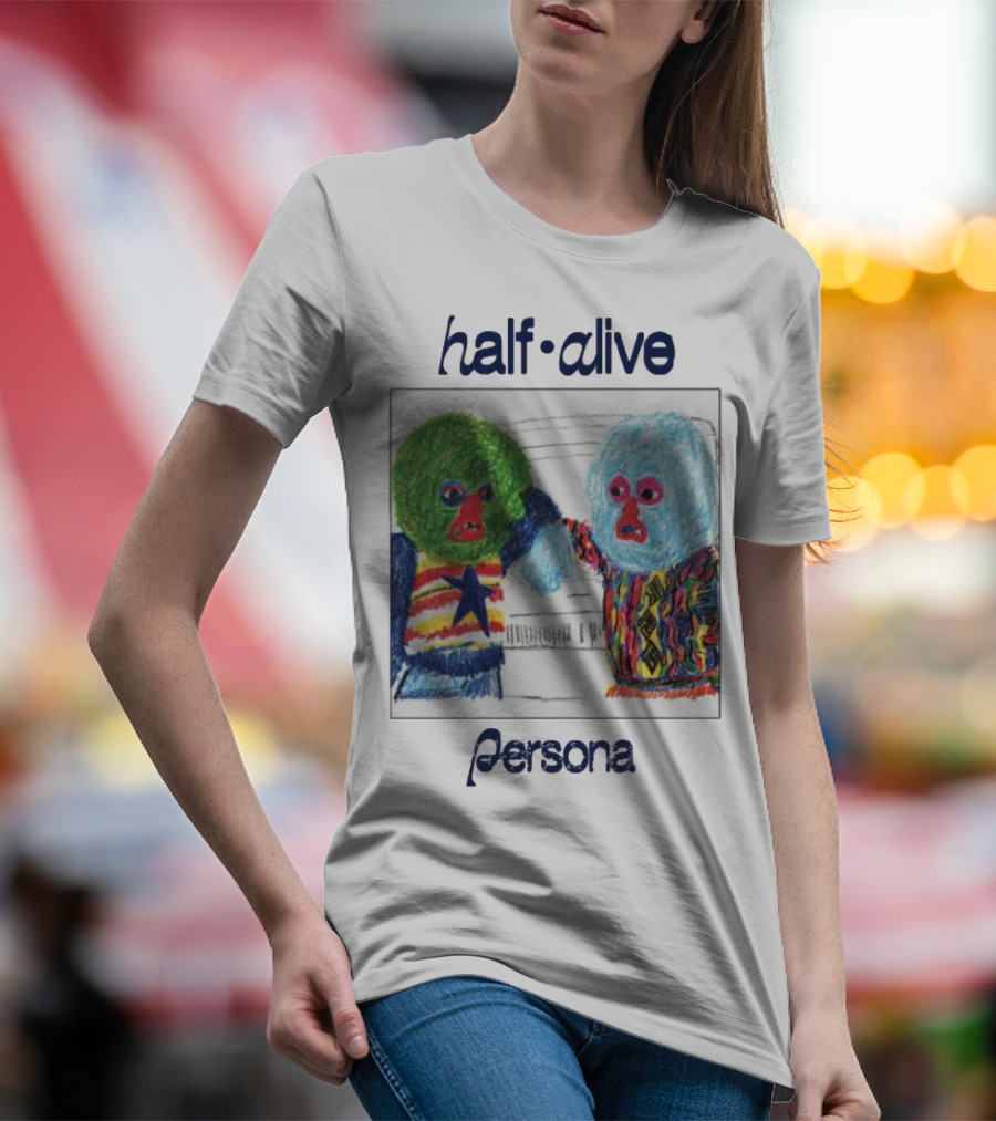Half Alive Persona Crayon Art Duo T-Shirt