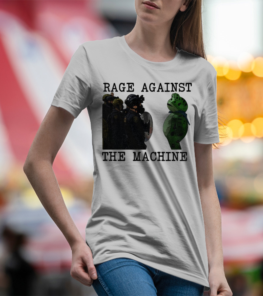 Rage Against The Machine Portland Frog Protest Poland 2025 Political T-Shirt